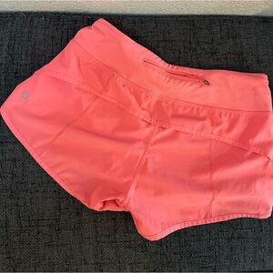 Lululemon Athletica Coral Athletic Shorts